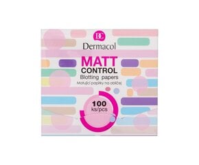Салфетки для очищения макияжа Dermacol Matt Control 100 шт цена и информация | Средства для очищения лица | 220.lv
