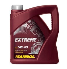 Mannol motoreļļa Extreme 5W-40, 4L cena un informācija | Motoreļļas | 220.lv