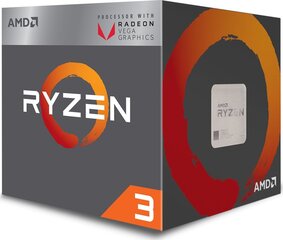 AMD Ryzen 3 3200G procesors 3,6 GHz 4 MB L3 Box цена и информация | Процессоры (CPU) | 220.lv