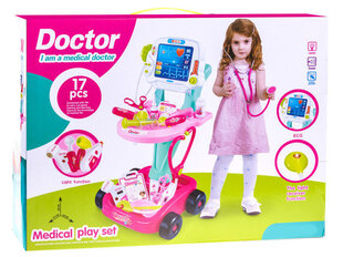 Doktora komplekts bērniem, rozā cena un informācija | Rotaļlietas meitenēm | 220.lv