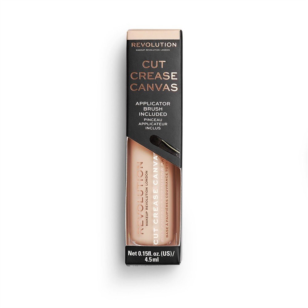 Acu ēnu bāze Makeup Revolution London Cut Crease Canvas 4,5 ml, Create Medium cena un informācija | Acu ēnas, skropstu tušas, zīmuļi, serumi | 220.lv