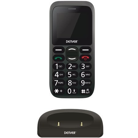 Denver Bas-18300M, Dual SIM, Black цена и информация | Mobilie telefoni | 220.lv