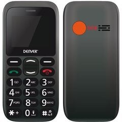 Denver Bas-18300M, Dual SIM, Black цена и информация | Мобильные телефоны | 220.lv