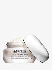 Mirdzumu piešķirošs nakts sejas krēms Darphin Ideal Resource Light Re-Birth 50 ml cena un informācija | Sejas krēmi | 220.lv