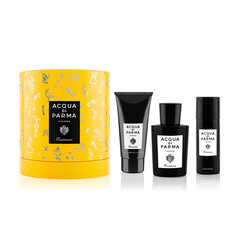 Komplekts Acqua di Parma Colonia Essenza vīriešiem: odekolons EDC 100 ml + dušas želeja 75 ml + dezodorants 50 ml cena un informācija | Vīriešu smaržas | 220.lv