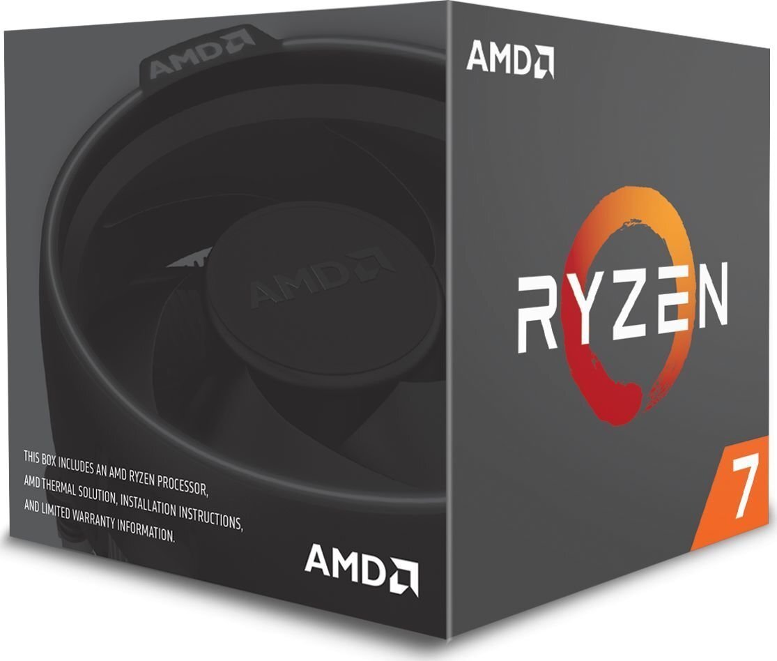 AMD Ryzen 7 3700X, 3.6GHz, 32MB, BOX цена и информация | Procesori (CPU) | 220.lv