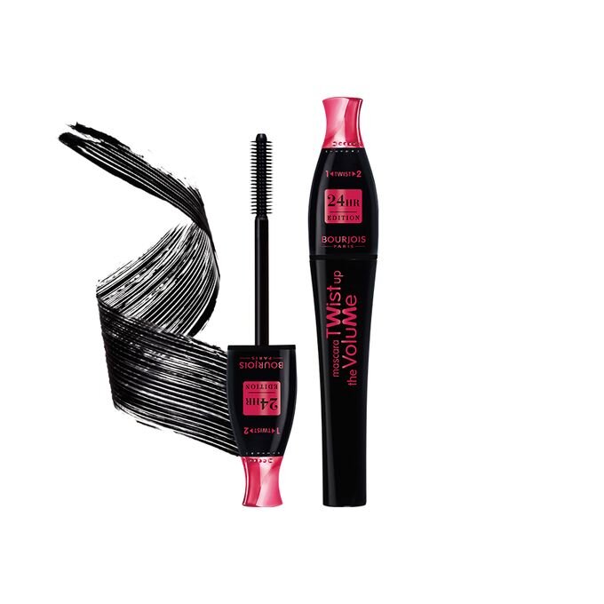 Skropstu tuša Bourjois Twist Up The Volume 24 hours edition 8 ml, Black цена и информация | Acu ēnas, skropstu tušas, zīmuļi, serumi | 220.lv