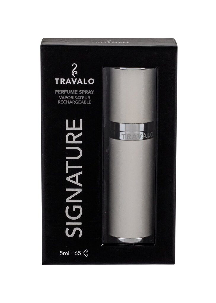 Piepildāms smaržu flakons Travalo Signature White 5 ml cena un informācija | Kosmētikas somas, spoguļi | 220.lv