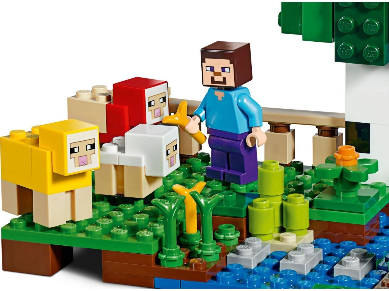 21153 LEGO® Minecraft Vilnas ferma cena un informācija | Konstruktori | 220.lv
