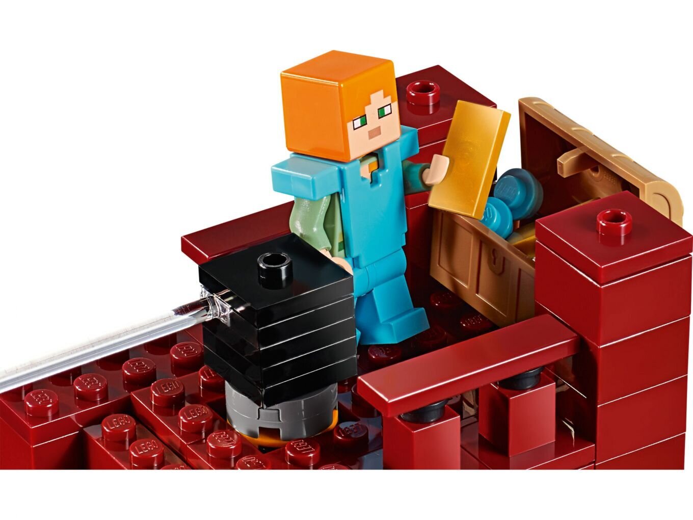 21154 LEGO® Minecraft Liesmu tilts cena un informācija | Konstruktori | 220.lv