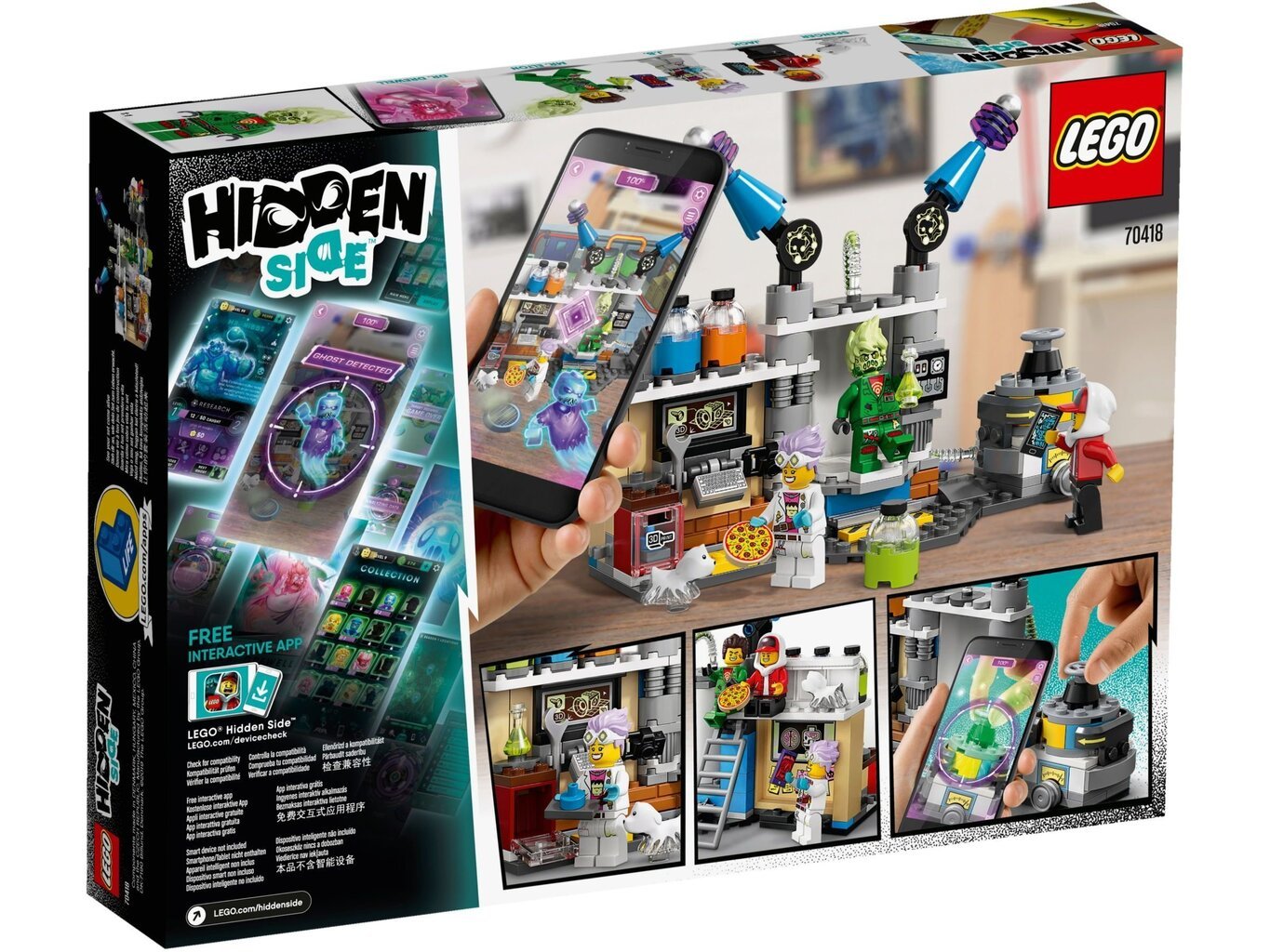 70418 LEGO® Hidden Side Dž. B. spoku laboratorija цена и информация | Konstruktori | 220.lv