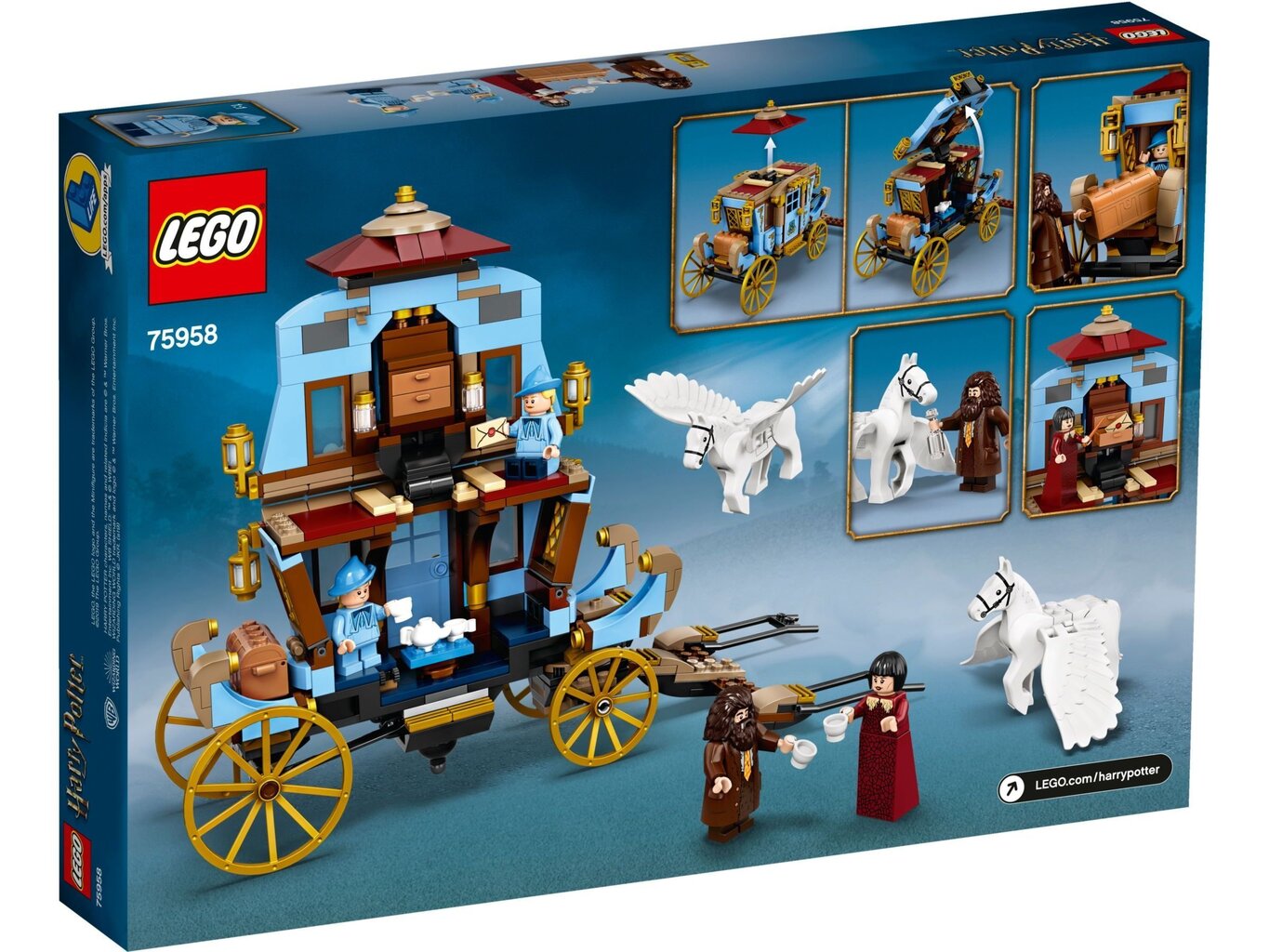 75958 LEGO® Harry Potter Bosbatonas kariete cena un informācija | Konstruktori | 220.lv