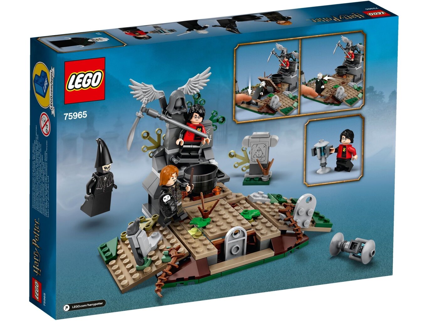 75965 LEGO® Harry Potter Voldemorta atdzimšana cena un informācija | Konstruktori | 220.lv