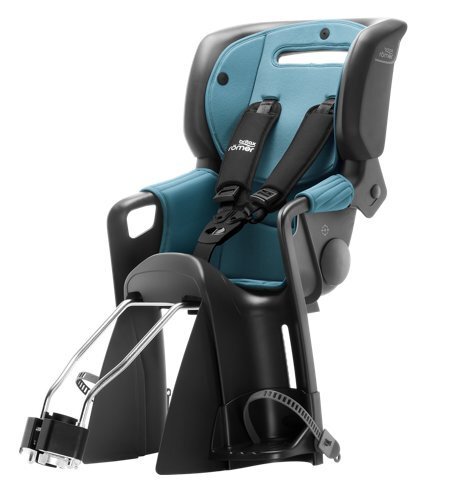 Aizmugurējais velosipēdu sēdeklis Britax Jockey³ Comfort, gaiši zils cena un informācija | Bērnu velosipēdu sēdeklīši | 220.lv