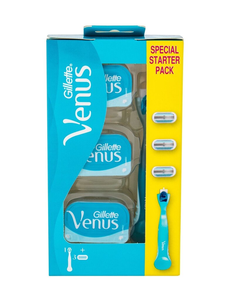 Skuveklis Gillette Venus sievietēm 1 gab + 3 galviņas cena un informācija | Skūšanās piederumi, kosmētika | 220.lv