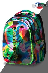 CoolPack Mugursoma Joy L LED - Rainbow Leaves cena un informācija | Skolas somas | 220.lv