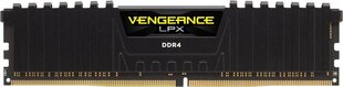 Corsair Vengeance LPX DDR4, 8GB, 3000MHz, CL16 (CMK8GX4M1D3000C16) цена и информация | Оперативная память (RAM) | 220.lv