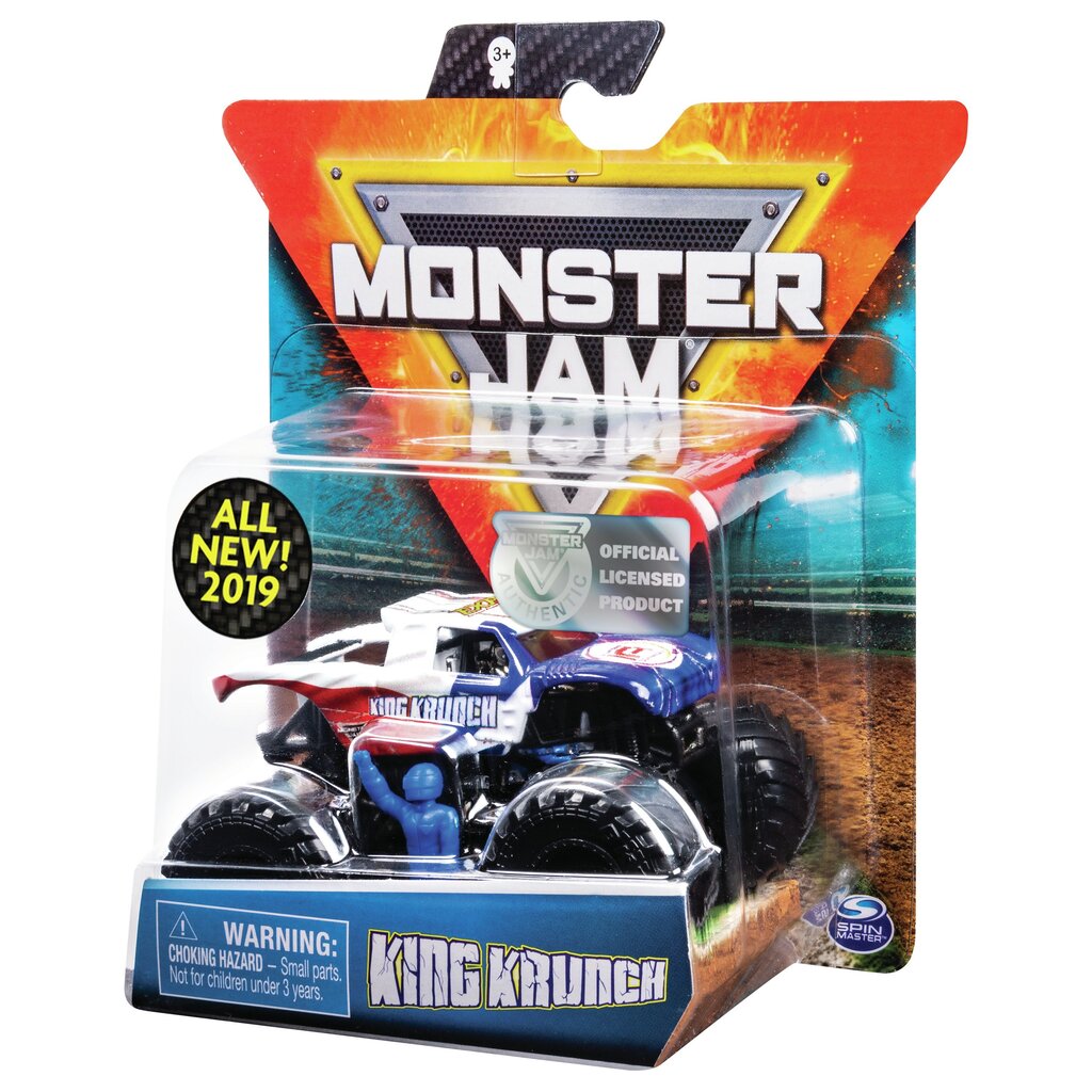 Džips Monster Jam 1:64, viens iepakojums, 6044941 cena un informācija | Rotaļlietas zēniem | 220.lv