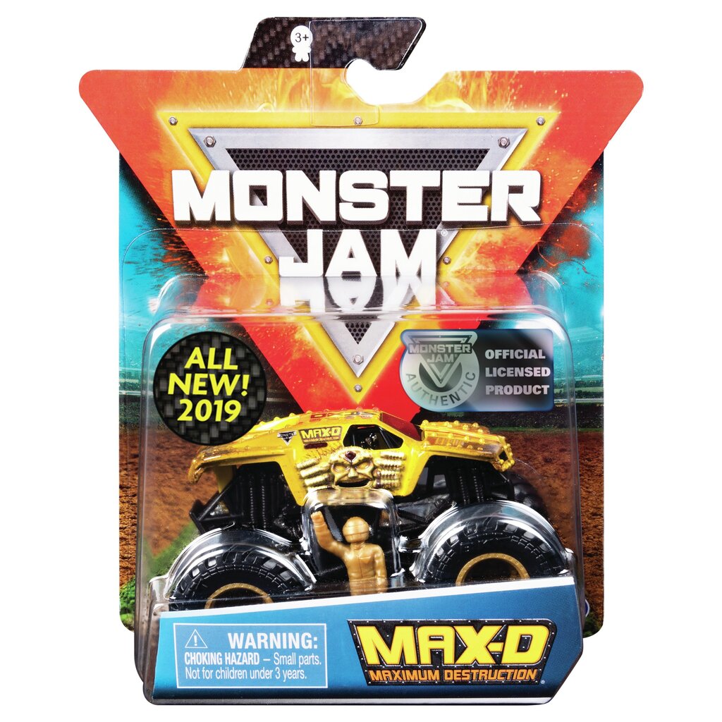 Džips Monster Jam 1:64, viens iepakojums, 6044941 cena un informācija | Rotaļlietas zēniem | 220.lv