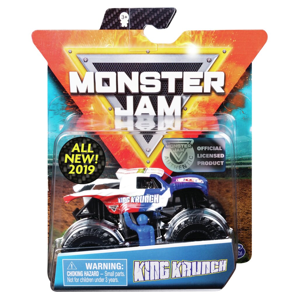 Džips Monster Jam 1:64, viens iepakojums, 6044941 цена и информация | Rotaļlietas zēniem | 220.lv