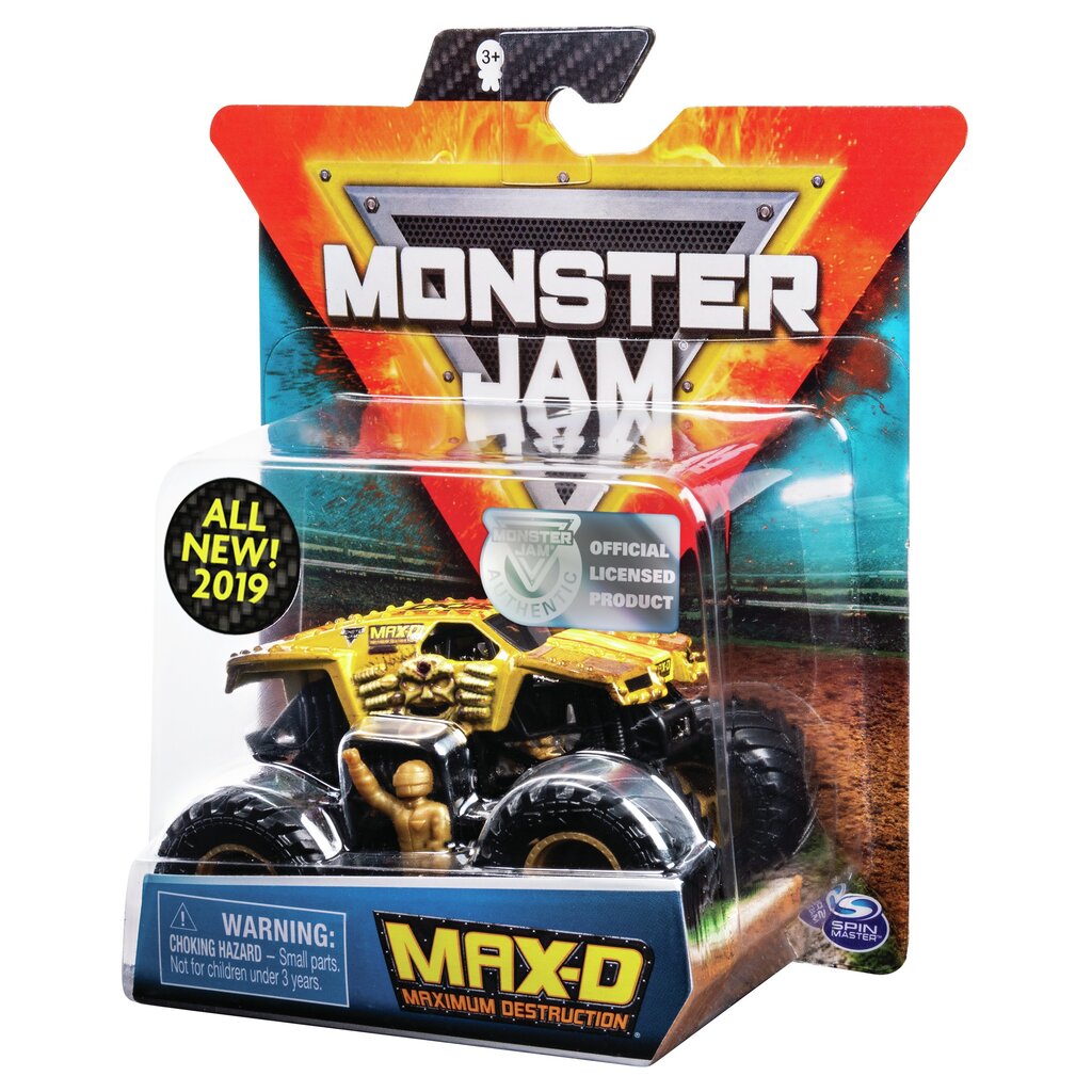 Džips Monster Jam 1:64, viens iepakojums, 6044941 cena un informācija | Rotaļlietas zēniem | 220.lv