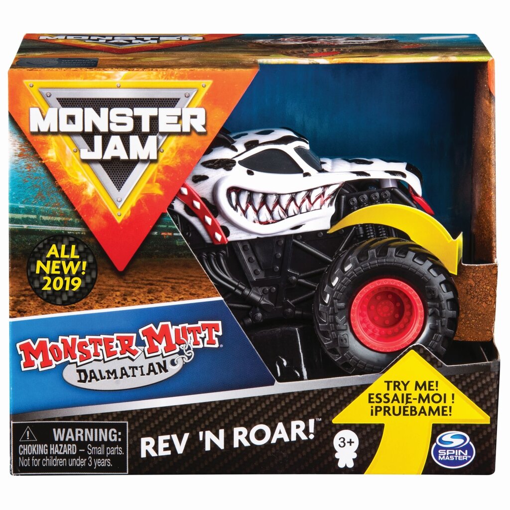 Džips Monster Jam Rev & Roar 1:43, 6044990 cena un informācija | Rotaļlietas zēniem | 220.lv