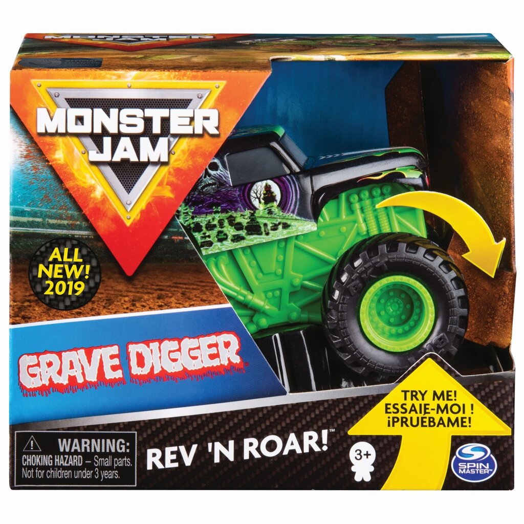 Džips Monster Jam Rev & Roar 1:43, 6044990 cena un informācija | Rotaļlietas zēniem | 220.lv