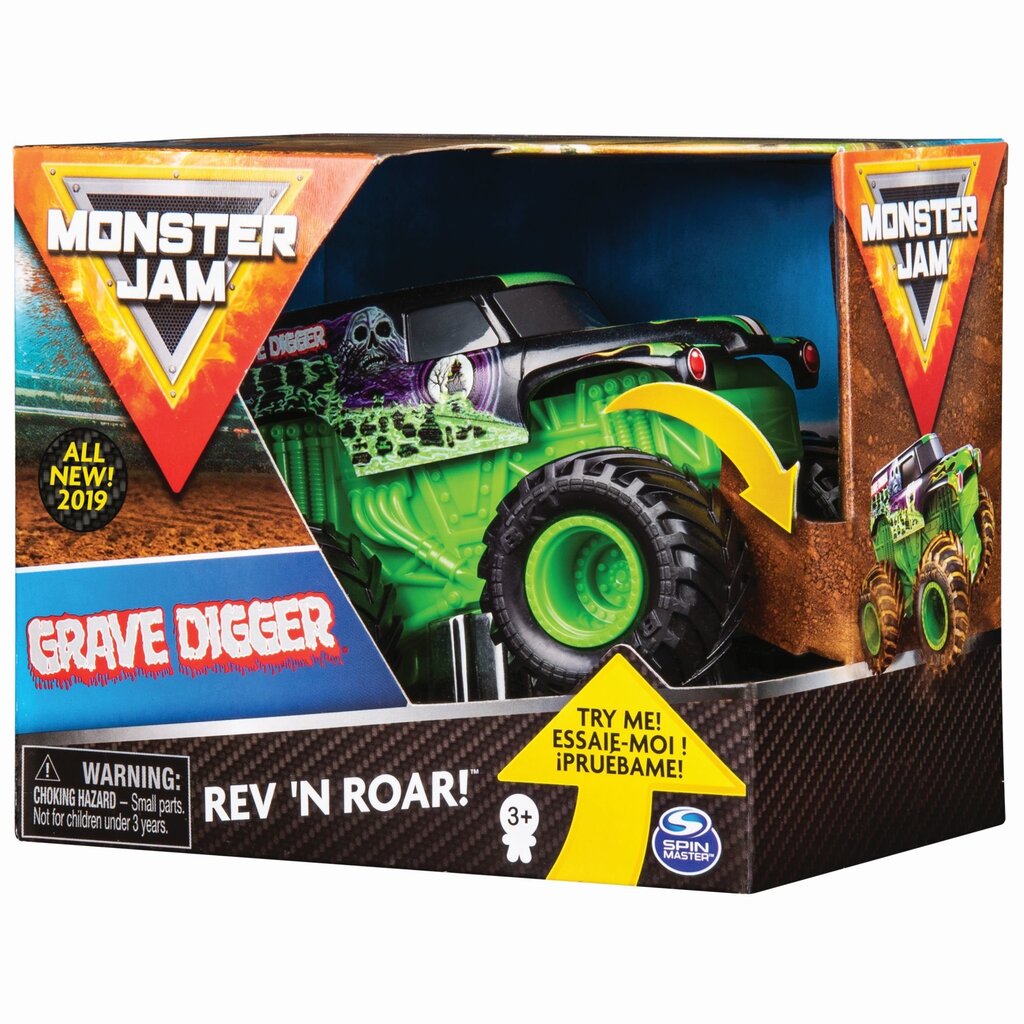 Džips Monster Jam Rev & Roar 1:43, 6044990 cena un informācija | Rotaļlietas zēniem | 220.lv