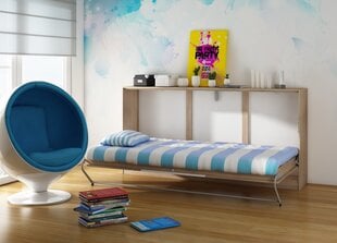 Transformējamā gulta-kumode Roger, 90x200 cm, brūna/violeta цена и информация | Детские кровати | 220.lv