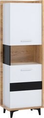 Полка Meblocross Box 07 2D, светло-коричневая/белая цена и информация | Полки | 220.lv