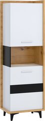 Полка Meblocross Box 07 2D, коричневая/белая цена и информация | Полки | 220.lv
