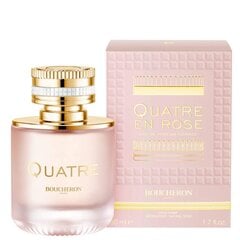 Parfimērijas ūdens Boucheron Quatre En Rose EDP sievietēm 50 ml cena un informācija | Sieviešu smaržas | 220.lv