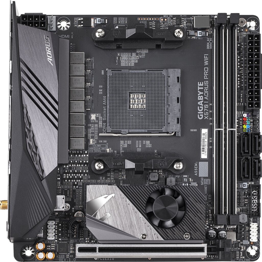 Gigabyte X570 I Aorus Pro WIFI cena un informācija | Mātesplates | 220.lv