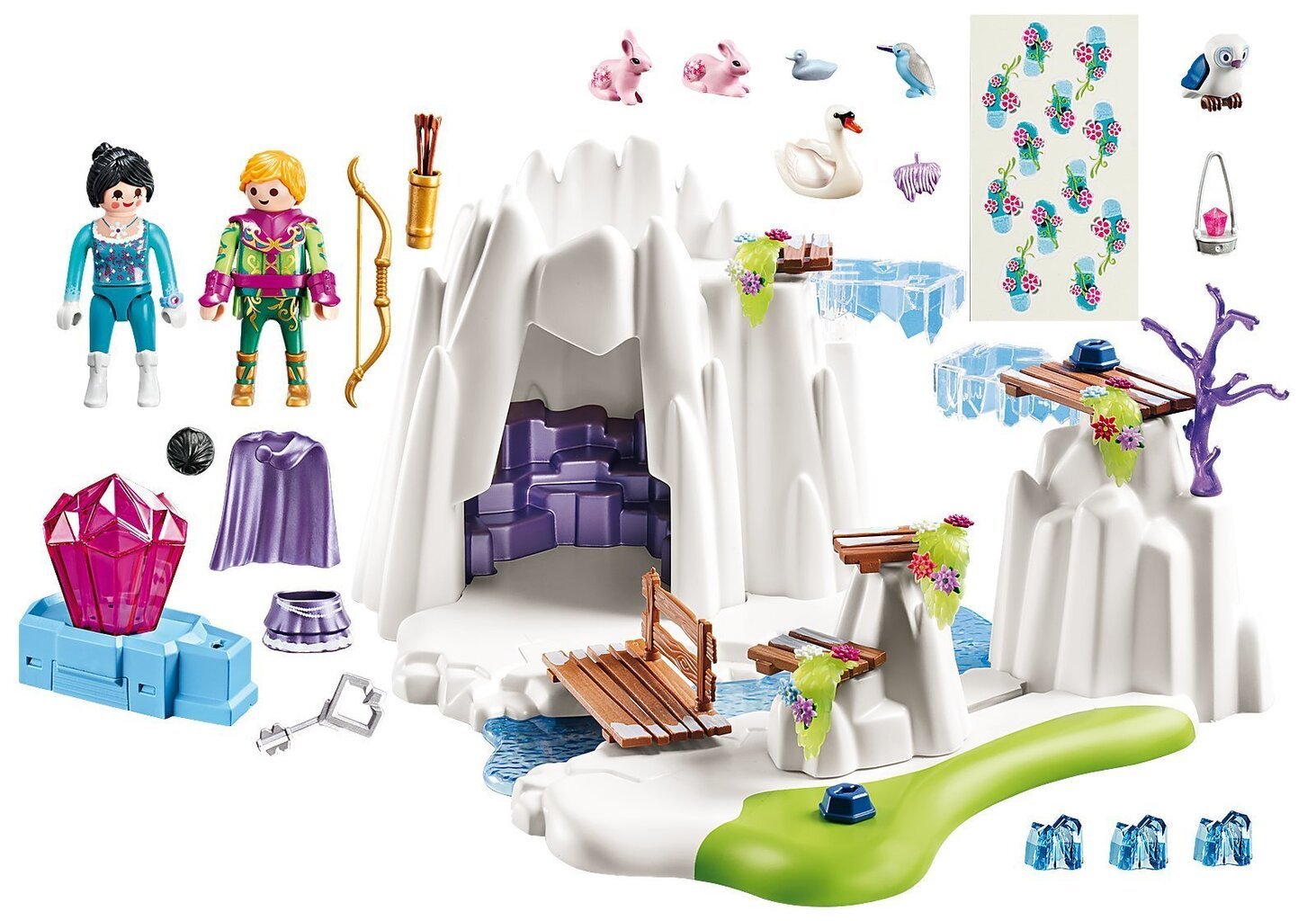 9470 PLAYMOBIL® Magic Ledus karalistes slēptuve cena un informācija | Konstruktori | 220.lv