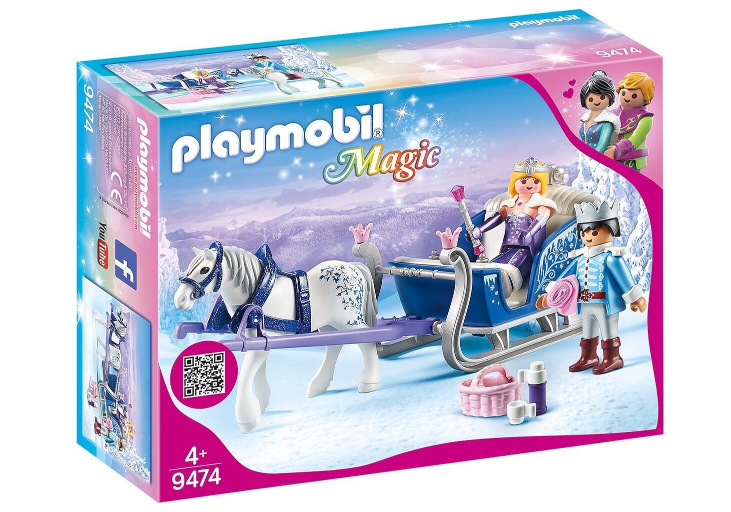 9474 PLAYMOBIL® Magic, Karaliskās ragavas cena un informācija | Konstruktori | 220.lv