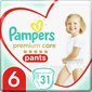 Autiņbiksītes PAMPERS Premium Pants, Value Pack, 6. izmērs, 31 gab. cena un informācija | Autiņbiksītes | 220.lv