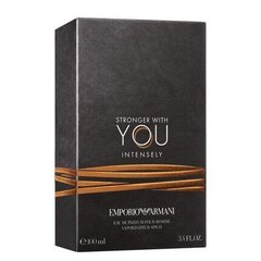 Parfimērijas ūdens Emporio Armani Stronger With You Intensely EDP vīriešiem 100 ml cena un informācija | Giorgio Armani Apģērbi, apavi, aksesuāri | 220.lv