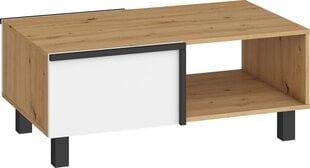 Kafijas galdiņš Meblocross Lars 03 2D, balts / ozols krāsā cena un informācija | Žurnālgaldiņi | 220.lv