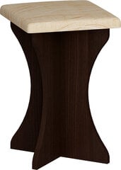 Комплект для столовой с табуретками, темно-коричневый/кремовый цена и информация | Комплекты мебели для столовой | 220.lv