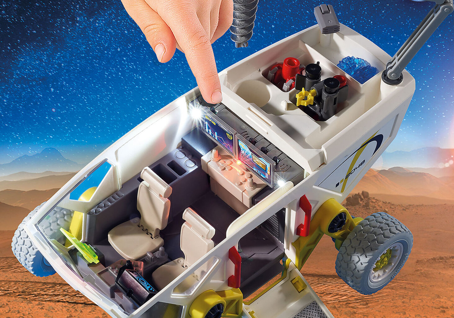 9489 PLAYMOBIL® Space, Marsa pētījumu transportlīdzeklis cena un informācija | Konstruktori | 220.lv