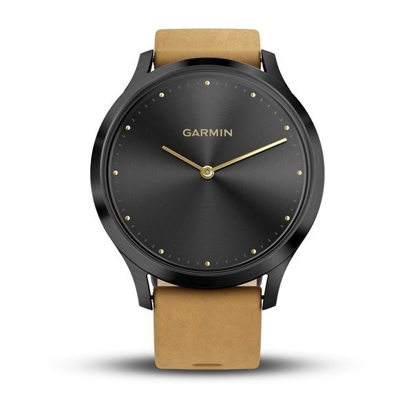 Garmin vívomove® HR Premium Onyx Black/Tan Suede cena un informācija | Viedpulksteņi (smartwatch) | 220.lv