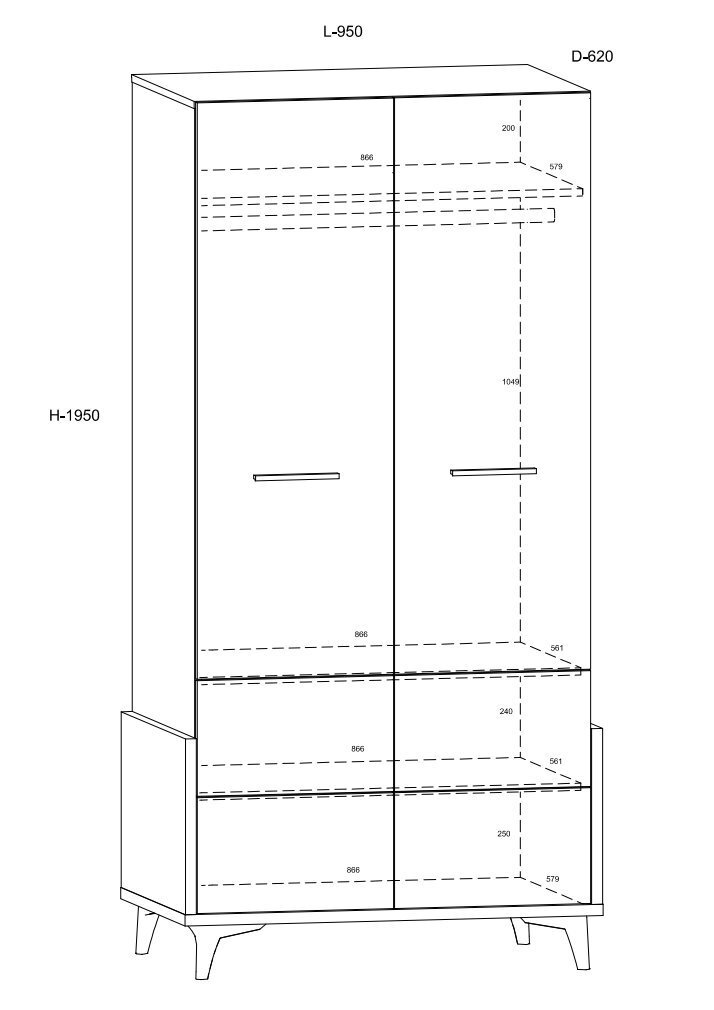 Plaukts Meblocross Hey 20, balts/zils цена и информация | Bērnu skapji | 220.lv