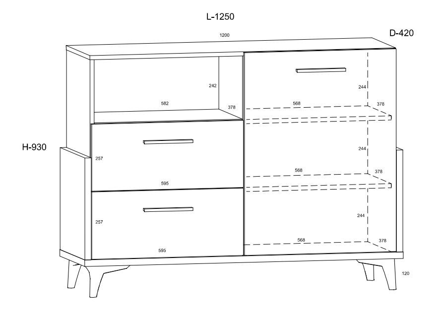 Kumode Meblocross Hey 09, balta/dzeltena цена и информация | Bērnu kumodes | 220.lv