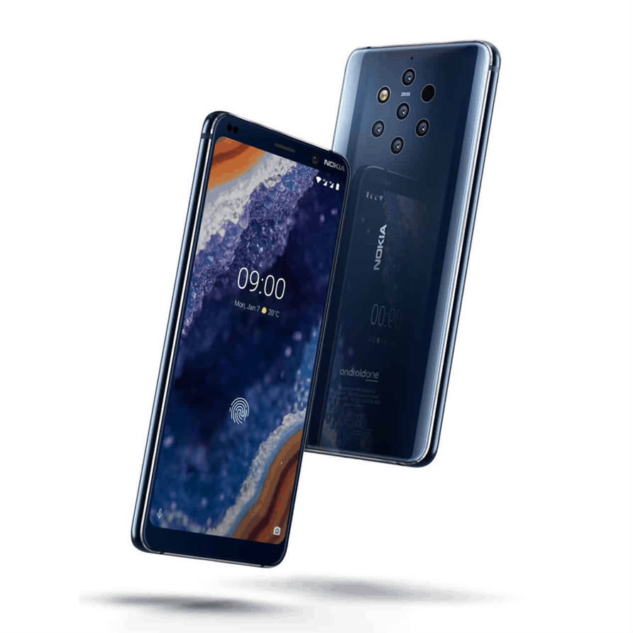 Nokia 9 PureView, 6/128, Dual SIM, Zils cena un informācija | Mobilie telefoni | 220.lv