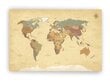 Korķa materiāla attēls - Senā karte [Korķa materiāla karte], 100x50 cm. цена и информация | Gleznas | 220.lv