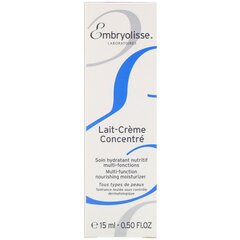 Увлажняющий и питательный крем для лица Embryolisse Lait-Creme Concentre 15 мл цена и информация | Наносите на чистую кожу лица. Подержите около 10-15 минут и смойте водой. | 220.lv