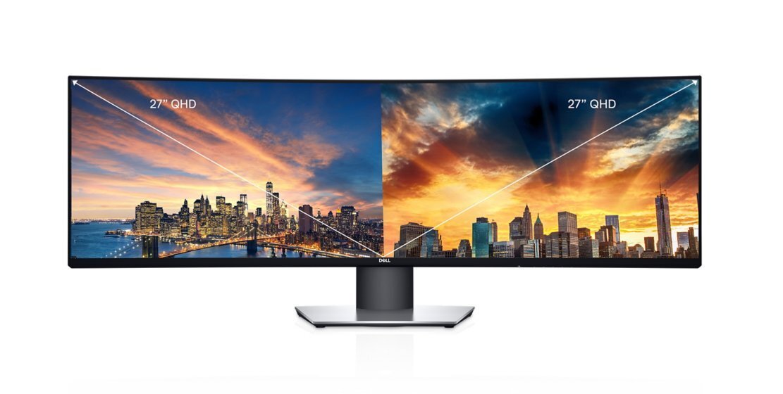 49 ieliekts QHD LED IPS monitors, Dell цена и информация | Monitori | 220.lv