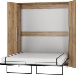 Откидная кровать Meblocross Teddy 160, 160x200 см, светло-коричневая цена и информация | Кровати | 220.lv