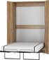 Sienas gulta Meblocross Teddy 120, 120x200 cm, gaiši brūna cena un informācija | Gultas | 220.lv