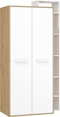 Шкаф Meblocross Rio P2D, дубового/белого цвета цена и информация | Шкафы | 220.lv
